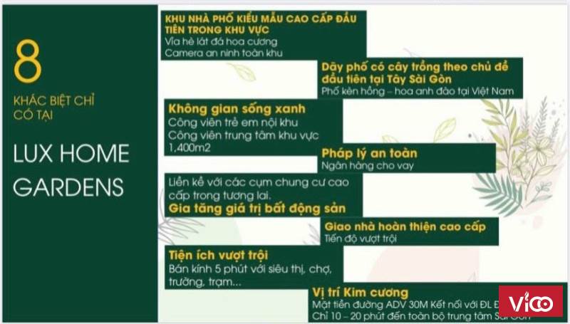 Lux Home Gardens giá gốc chủ đầu tư 7.74 tỷ/căn tặng 3 cây vàng