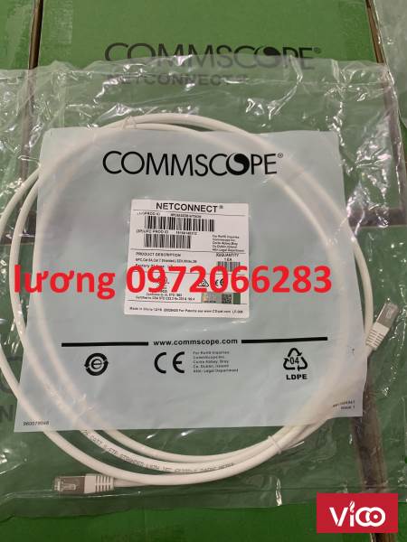 Dây nhảy cat6A/cat7 dài 3m commscope NPC6ASZDBWT003M