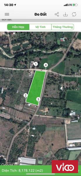Bán rẻ đất xã Bình Lộc, Diên Khánh, Khánh Hoà 9200m2 chỉ 1 triệu/m2