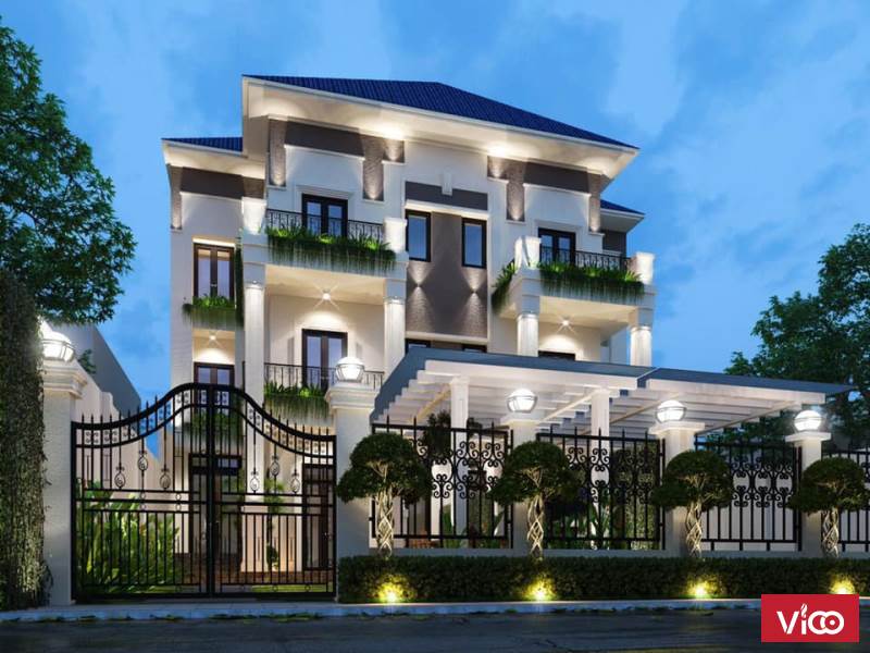 Biệt thự đơn lập Quận 7 đẳng cấp khác biệt sát mặt tiền 493m2 3 tầng giá 41.79 tỷ.