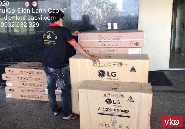 Dịch vụ lắp máy lạnh ở Tp Mới bình dương Máy lạnh Cao Vĩ