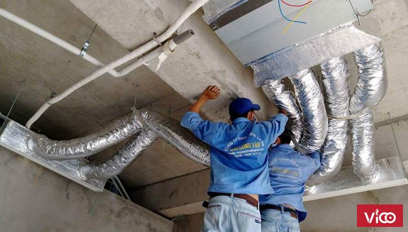 Đơn vị chuyên thi công máy lạnh âm trần nối ống gió giá tốt quận 1