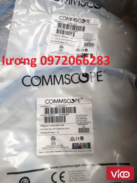 Dây nhảy patch cord 3m AMP Cat5 10FT Blue (CO155D20ZF010)