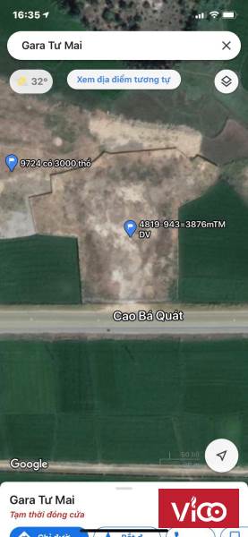 bán rẻ lô đất làm kho xưởng mặt tiền Hương Lộ 45,xã Vĩnh thạnh,Tp nha trang,tinh khánh hòa dt 2000m