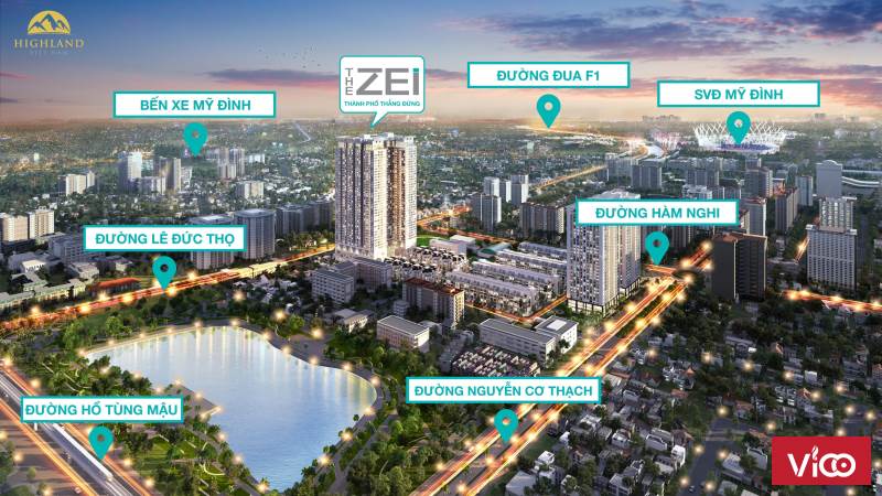 Căn hộ chung cư cao cấp The Zei Mỹ Đình