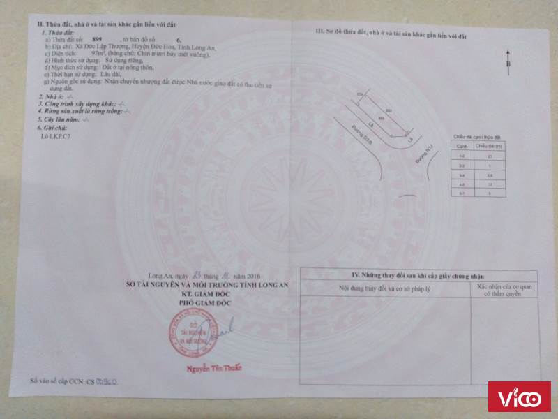 Cần bán đất lô góc 2 mặt tiền dự án Đức Hòa III Resco, giá hấp dẫn