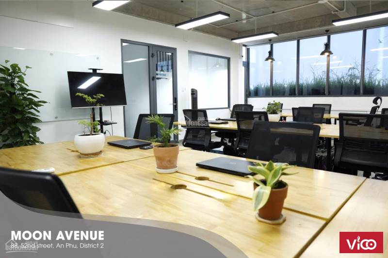 CHO THUÊ VĂN PHÒNG QUẬN 2 DIỆN TÍCH 100 M2 ĐẦY ĐỦ TIỆN NGHI VÀ NỘI THẤT CƠ BẢN.
