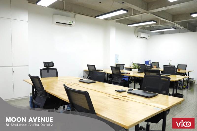 CHO THUÊ VĂN PHÒNG QUẬN 2 DIỆN TÍCH 100 M2 ĐẦY ĐỦ TIỆN NGHI VÀ NỘI THẤT CƠ BẢN.