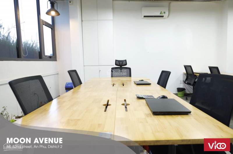 CHO THUÊ VĂN PHÒNG QUẬN 2 DIỆN TÍCH 100 M2 ĐẦY ĐỦ TIỆN NGHI VÀ NỘI THẤT CƠ BẢN.