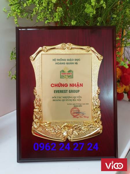 bán bằng khen đại lý, bằng chứng nhận, chỗ bán bằng khen trưng bày spa thẩm mỹ