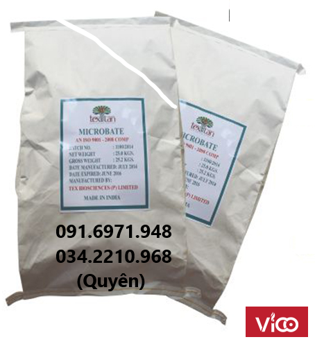 Enzyme cắt tảo, enzyme xử lý nước Microbate hàng Ấn Độ giá sỉ