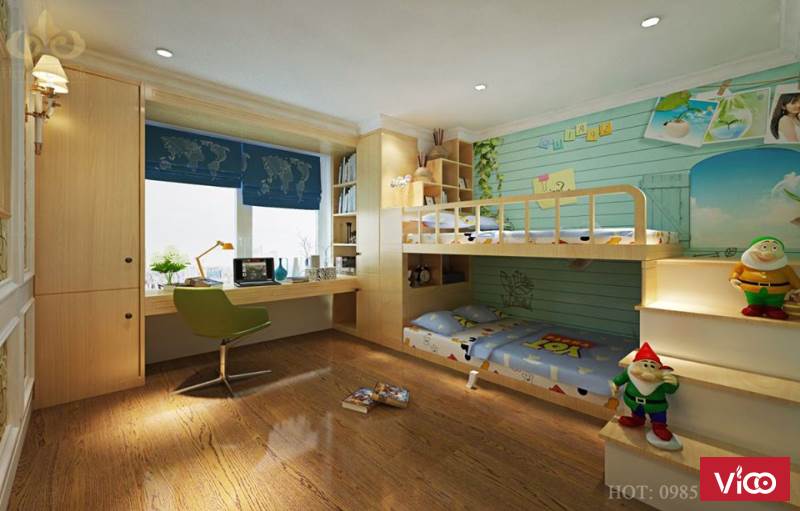 Công trình thiết kế và thi công nội thất tân cổ điển tại chung cư Hà Đô Cầu Giấy
