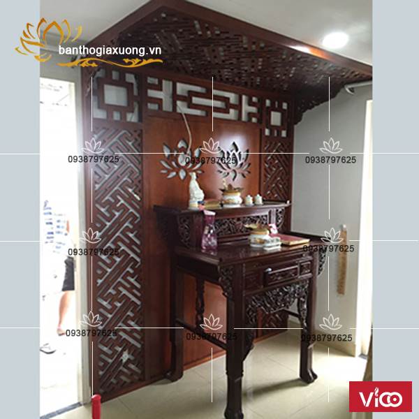 Tô điểm mới không gian phòng thờ bằng vách ngăn CNC