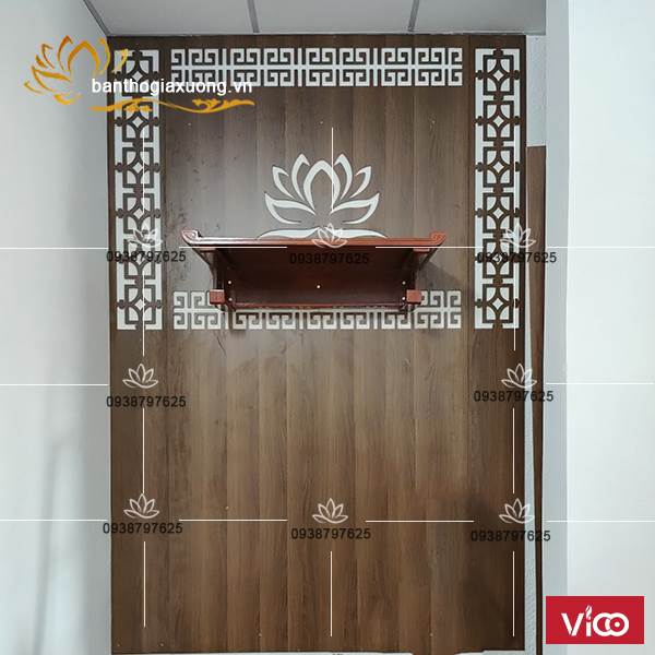 Tô điểm mới không gian phòng thờ bằng vách ngăn CNC