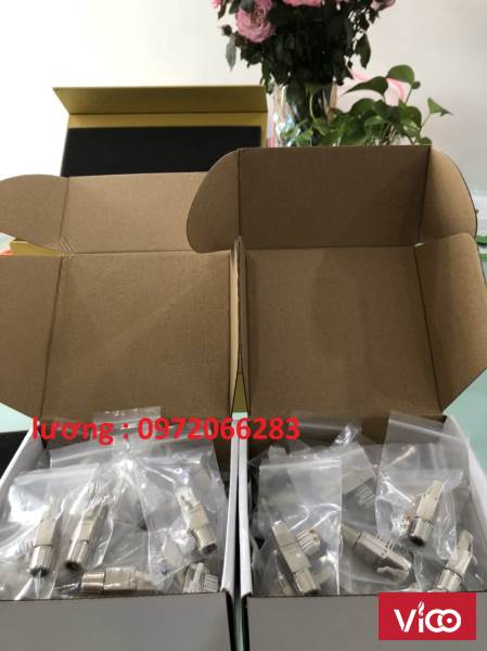 Đầu bấm hạt mạng Cat6A STP không dùng Tool, chống nhiễu Shielded CAT 6A Toolless Plug RJ45
