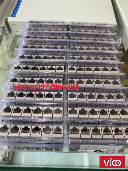 Ổ cắm mạng Commscope AMP XG Cat6A Modular Jack 17113422/ 2153001 10G