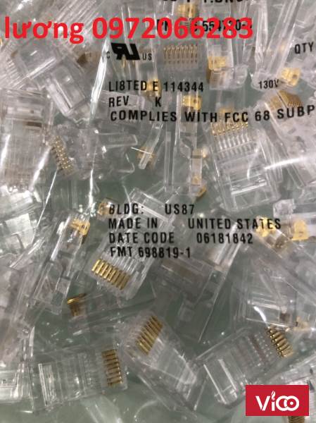 Hạt mạng RJ45 Cat6 Commscope/ AMP mã 65547203