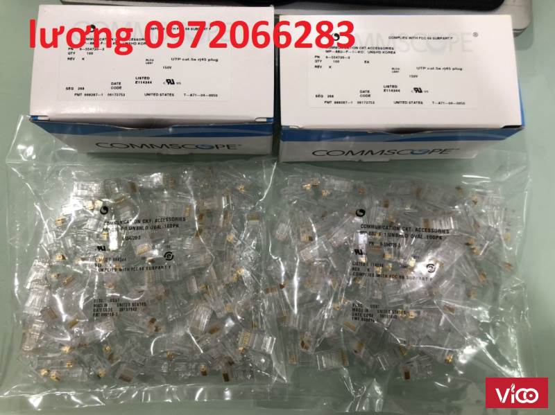 Hạt mạng RJ45 Cat6 Commscope/ AMP mã 65547203