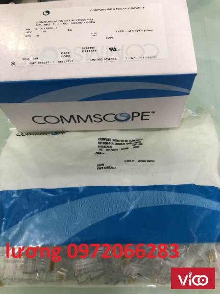 Hạt mạng RJ45 Cat5e Commscope mã 65547203 made in USA