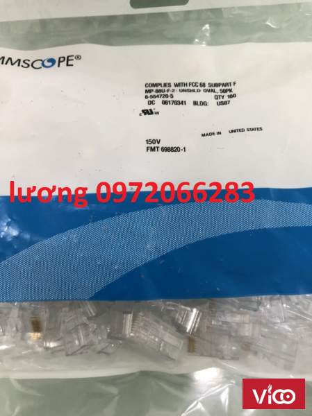 Hạt mạng RJ45 Cat5e Commscope mã 65547203 made in USA