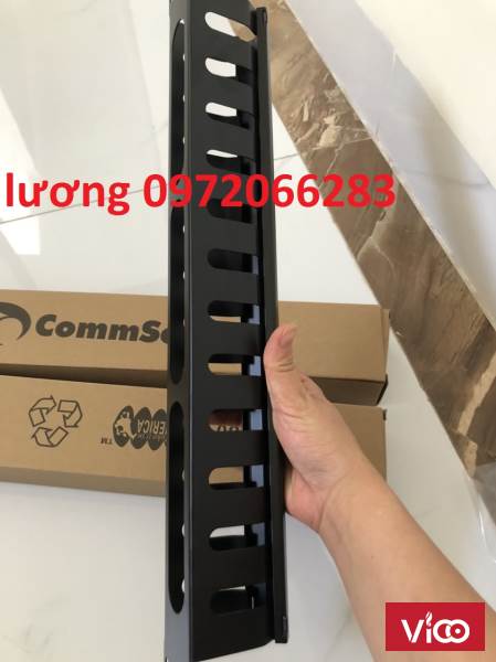 Thanh quản lý cáp ngang AMP chuẩn 19 MÃ 14276321 EKOHCMBPL dùng cho tủ rack