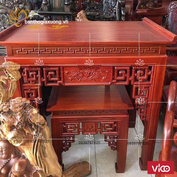 Mẫu bàn thờ gia tiên đẹp, trang nghiêm phòng thờ