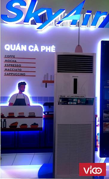 Sản phẩm máy điều hòa đứng Daikin được bán tại hơn 140 quốc gia trên thế giới