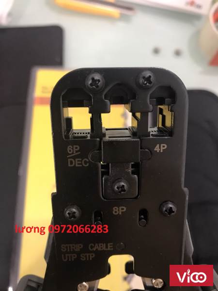 KÌM MẠNG ĐA NĂNG HT022 TÍCH HỢP BẤMTEST RJ11RJ12RJ45 TOOL TEST