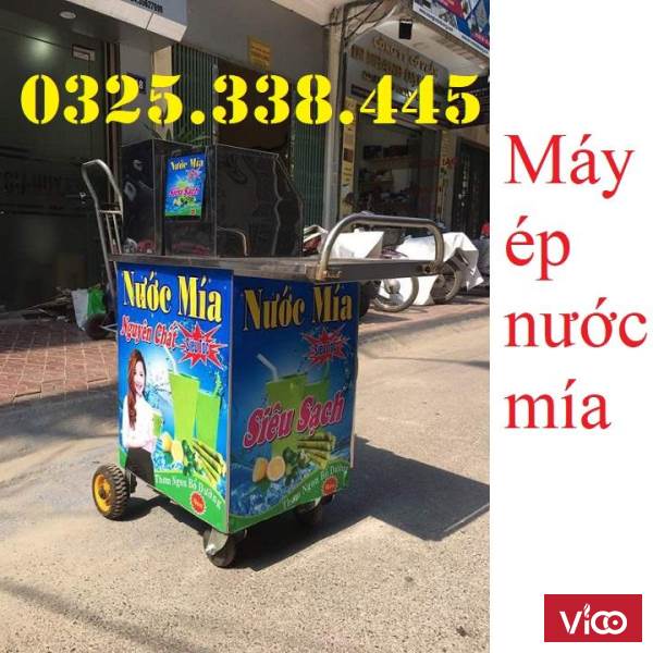 Máy ép nước mía xe đẩy