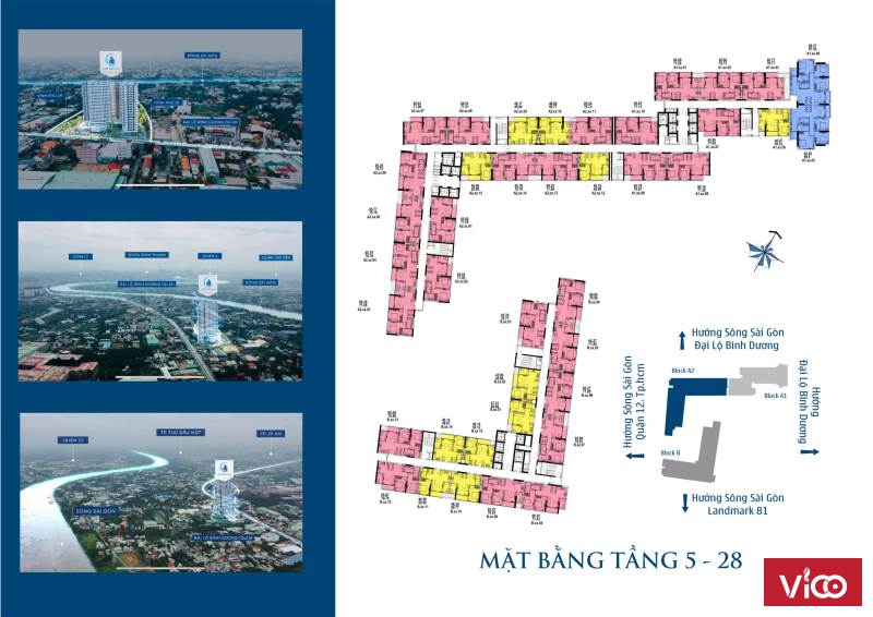 Bán Căn Hộ Mặt Tiền Quốc Lộ 13 75% View Sông Sài Gòn