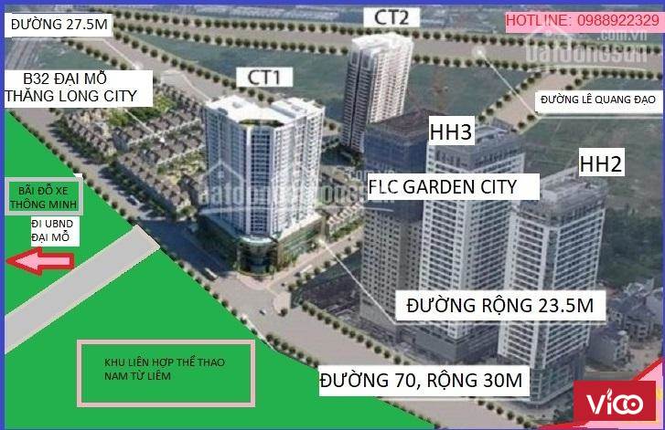 Biệt thự liền kề FLC Garden City Đại Mỗ