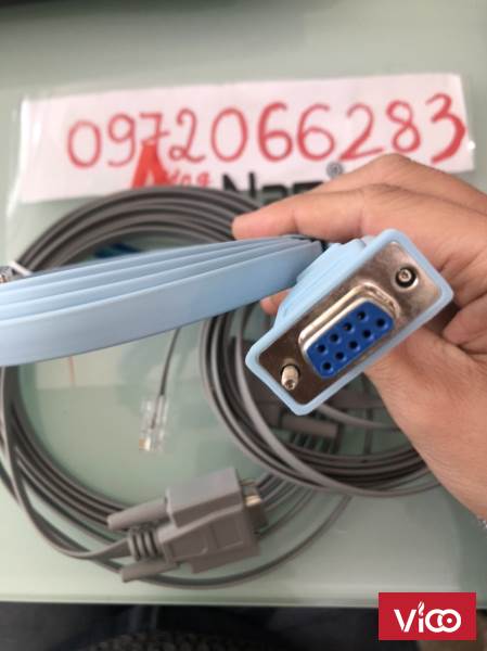 Cáp Cisco Rj45 đến DB9 và RS232 sang USB (2 trong 1) 1,8m3M