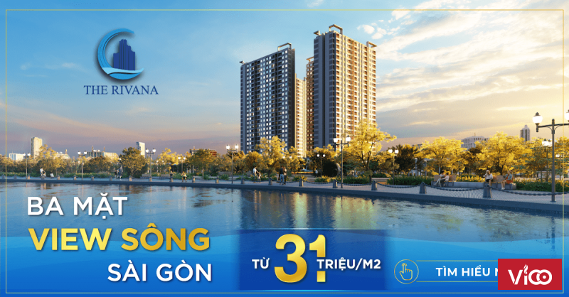 The RIVANA căn hộ cao cấp view sông Sài Gòn tại TP.Thuận AN