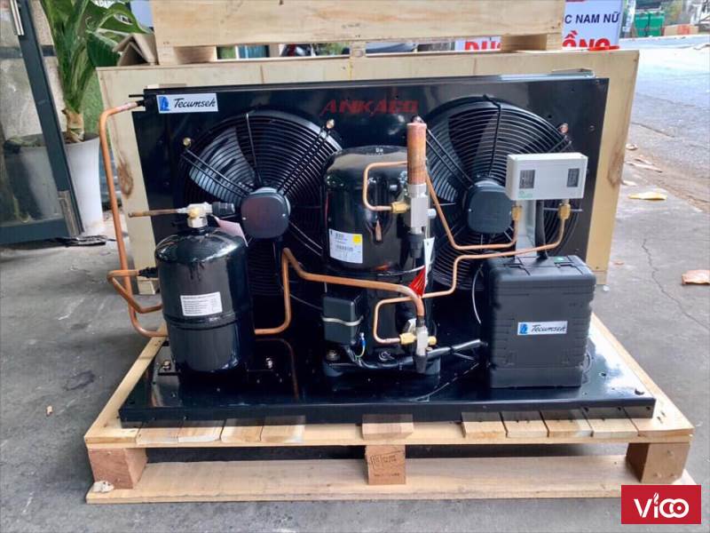 Cung cấp cụm máy nén dàn ngưng 5hp sử dụng block tecumseh, liên hệ 0911219479
