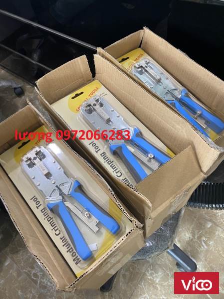 KÌM MẠNG CAT6 TL2810R BẤM RJ11RJ45 CAT5/CAT6Hạt 3 mảnh