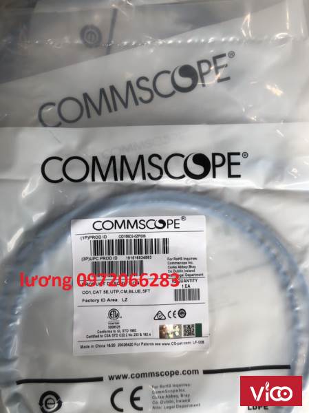 Dây nhảy patch cord 1,5m Commscope (CO155D20ZF005)