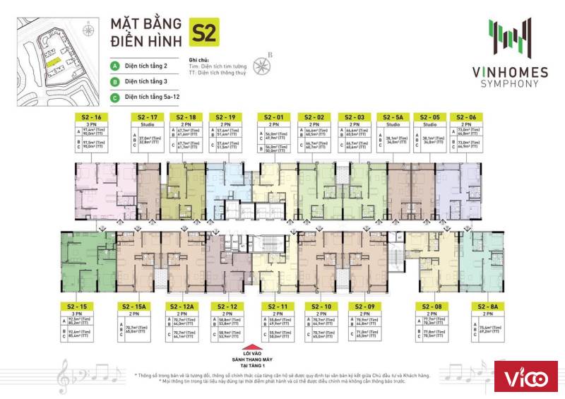 Bán căn hộ 2PN Vinhome Symphothy Phường Việt Hưng, Long Biên, Hà Nội. Giá tốt