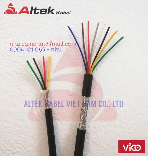 Cáp tín hiệu 2 x 0.22mm / 8 x 0.22mm