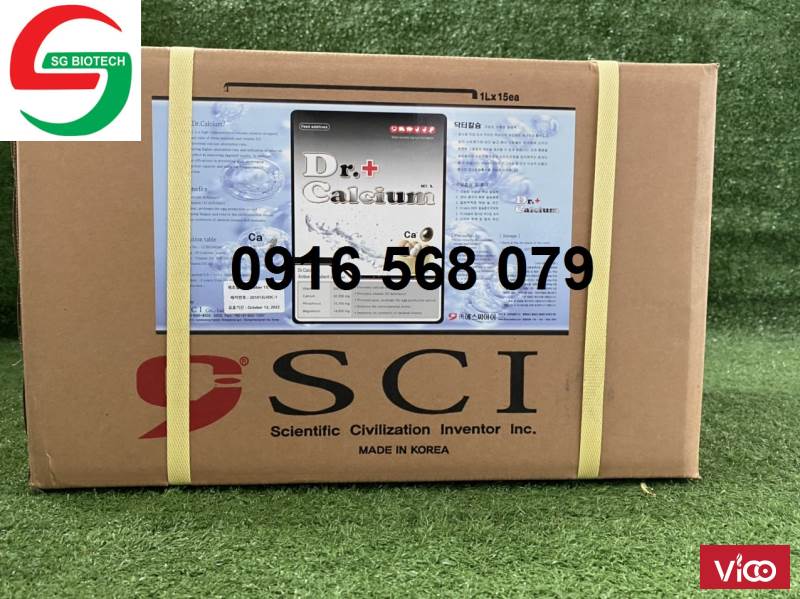 Khoáng nước Dr. Calcium nhập khẩu Hàn Quốc trộn vào thức ăn cho tôm cá