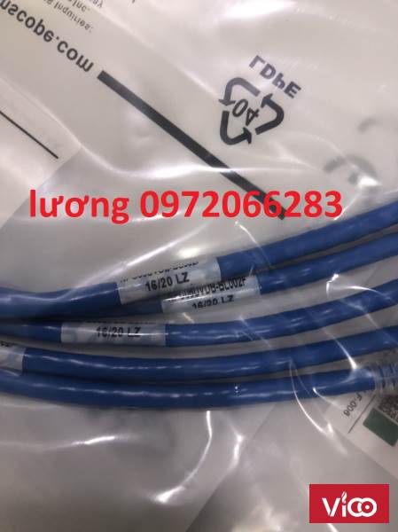 Dây nhảy patch cord 0.5m Cat6 Blue (NPC06UVDBBL002F) commscope