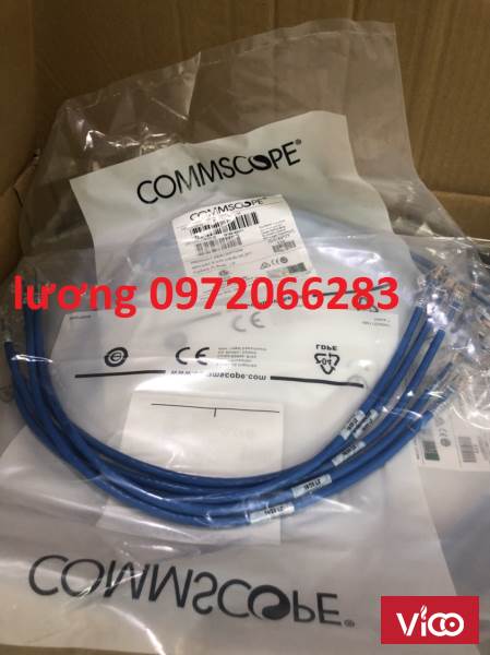 Dây nhảy patch cord 0.5m Cat6 Blue (NPC06UVDBBL002F) commscope