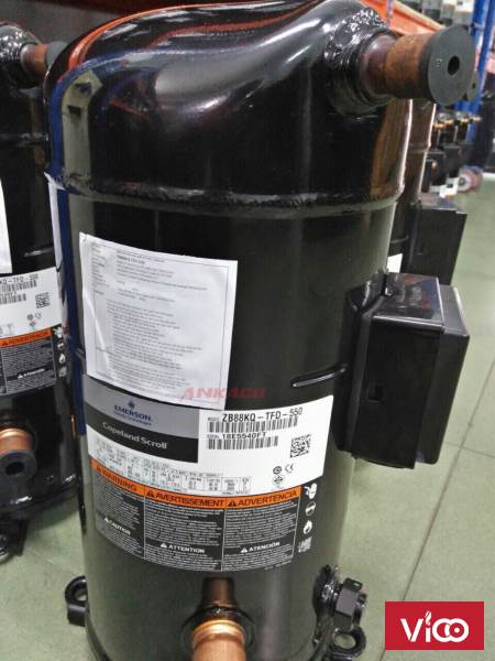 Thay mới block máy nén Copeland 12HP ZB88KQTFD550 giá tốt