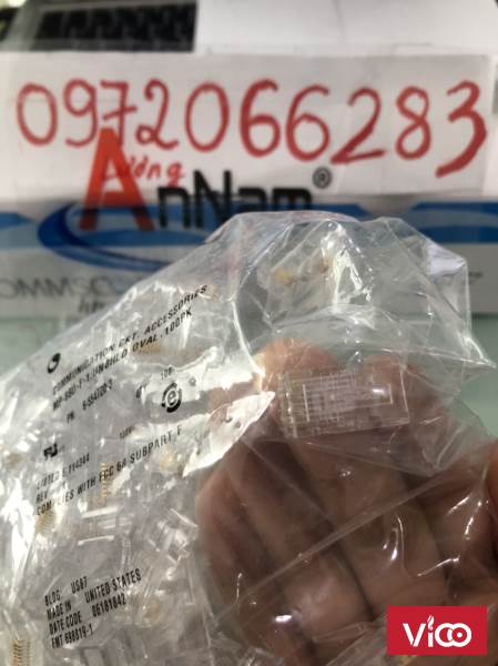 Hạt mạng RJ45 Cat5e Commscope/ AMP mã 65547203