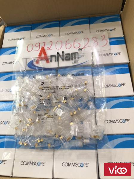 Hạt mạng RJ45 Cat6 Commscope/ AMP mã 55547203
