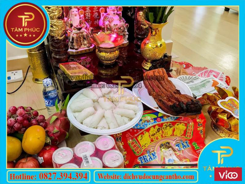 Đặt mâm cúng Vía Thần Tài 10/01/2021