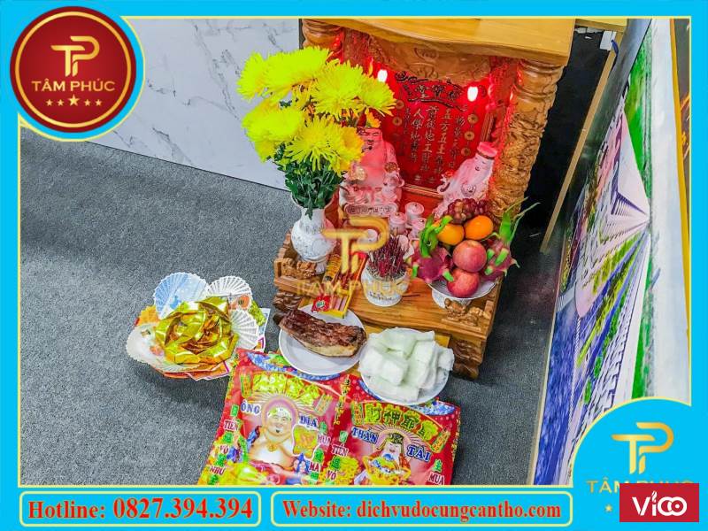 Đặt mâm cúng Vía Thần Tài 10/01/2021