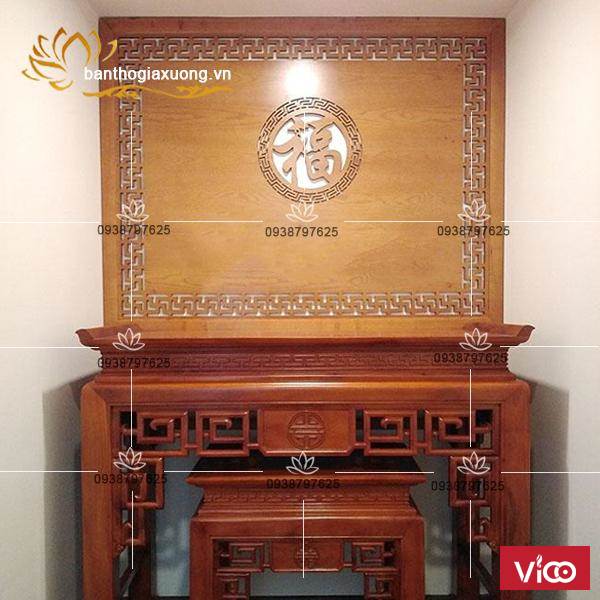 Bàn thờ gia tiên đẹp với kiểu dáng cùng họa tiết đa dạng độc đáo