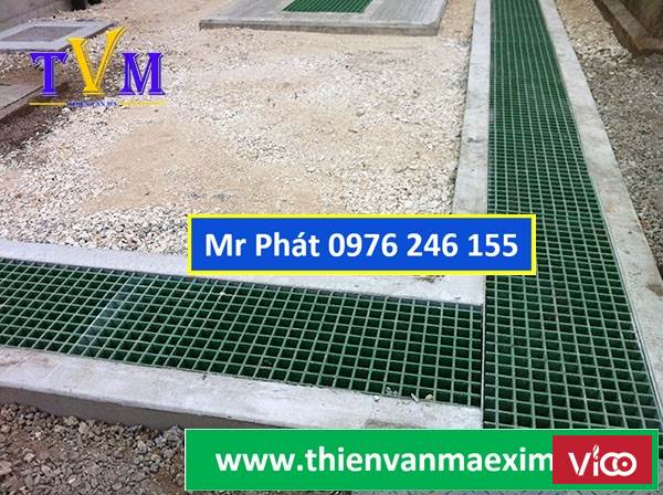 Nắp đậy rãnh mương thoát nước trench cover, không rỉ sét, sàn lót garage