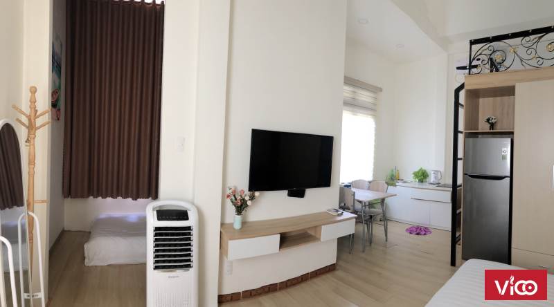 Cho Thuê Căn Hộ Studio Full Nội Thất 660/1 Trưng Nữ Vương Hải Châu