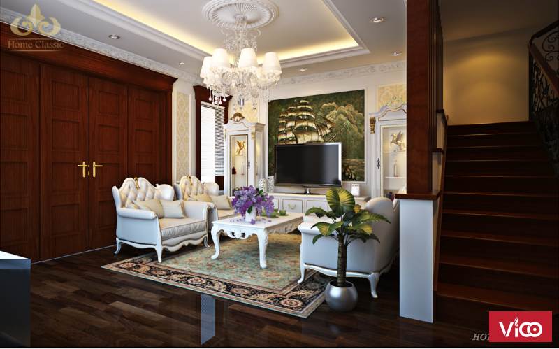 Thiết kế nội thất tân cổ điển tại thành phố Nam Định Homeclassic